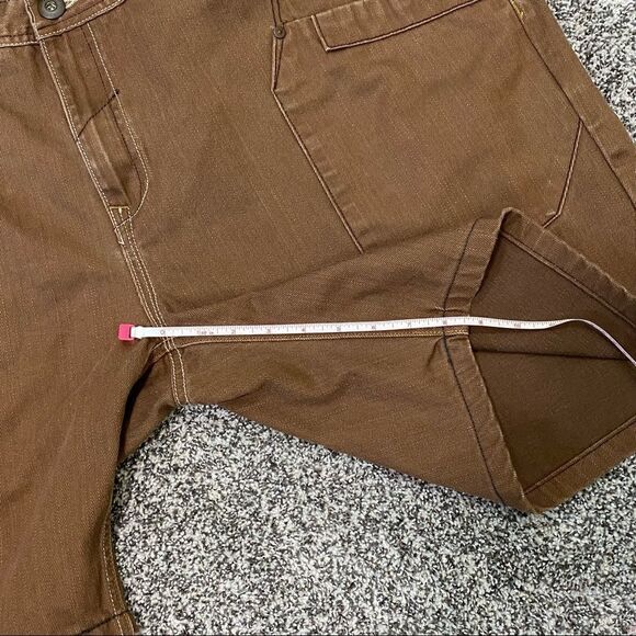 A. TIZIANO - DARK BROWN COTTON SHORTS - SIZE 36 - EXCELLENT CONDITION - B12 - Picture 9 of 16